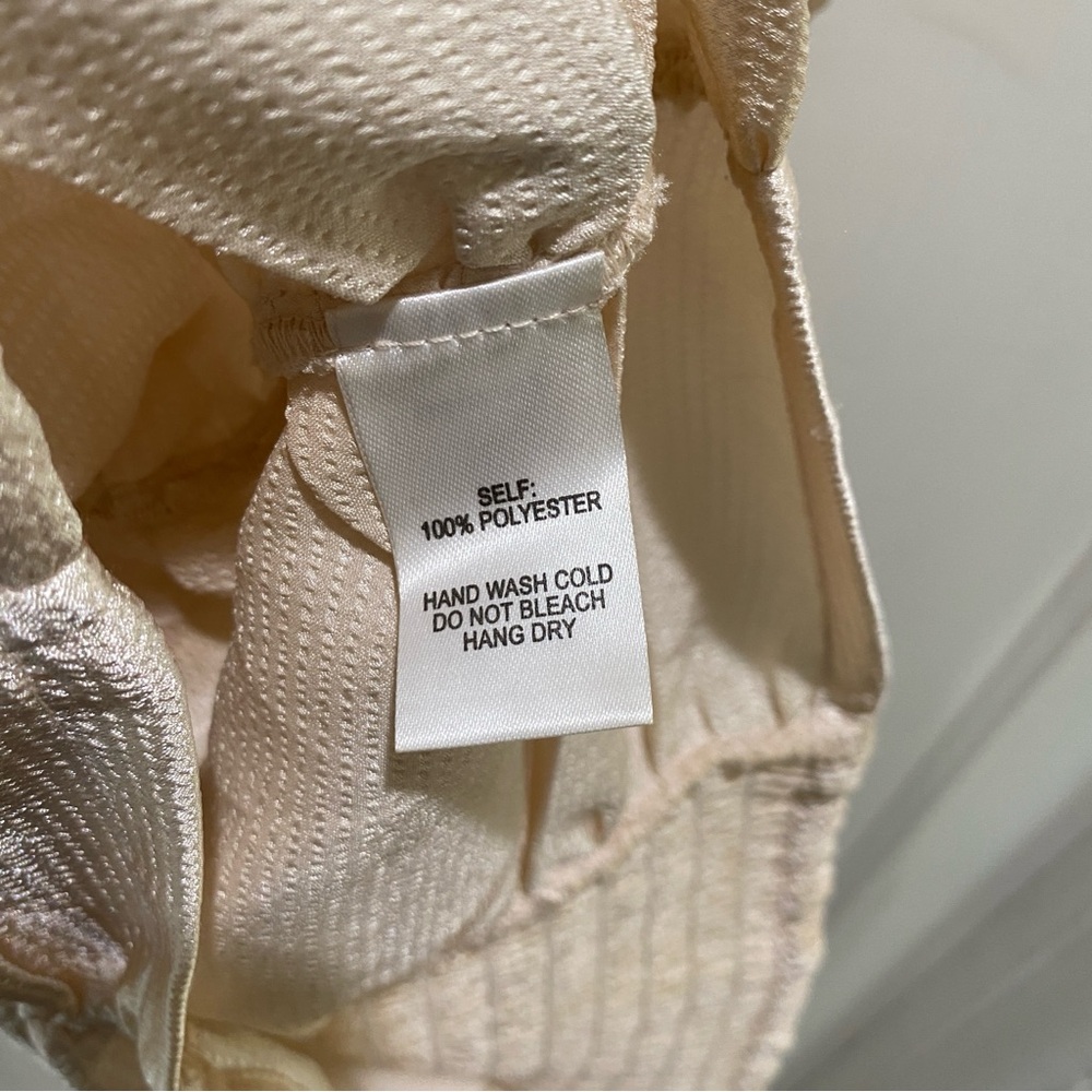 Lulu's Cream Ruched Mini Dress - Picture 5 of 5
